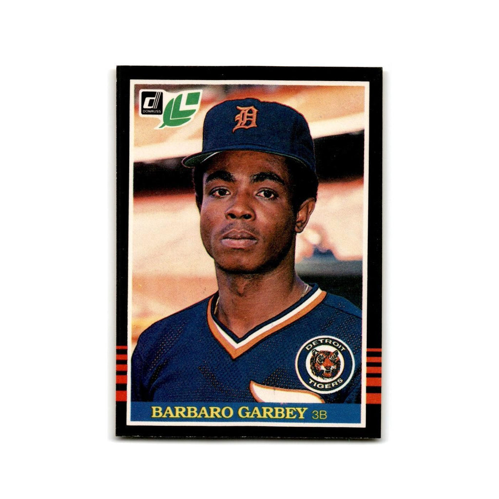 Barbaro Garbey Rookie 1985 Leaf #121 Detroit Tigers Baseball Card NM