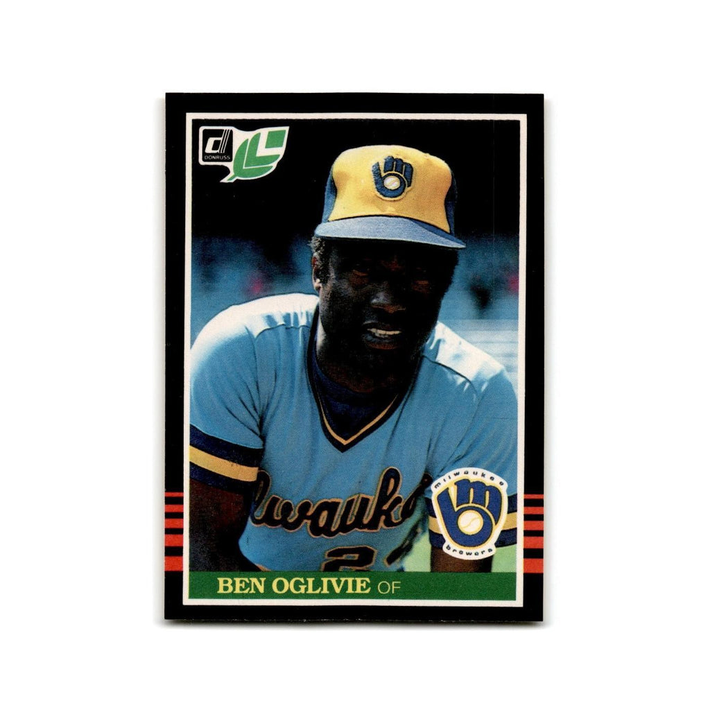Ben Oglivie 1985 Leaf #123 Milwaukee Brewers Baseball Card NM
