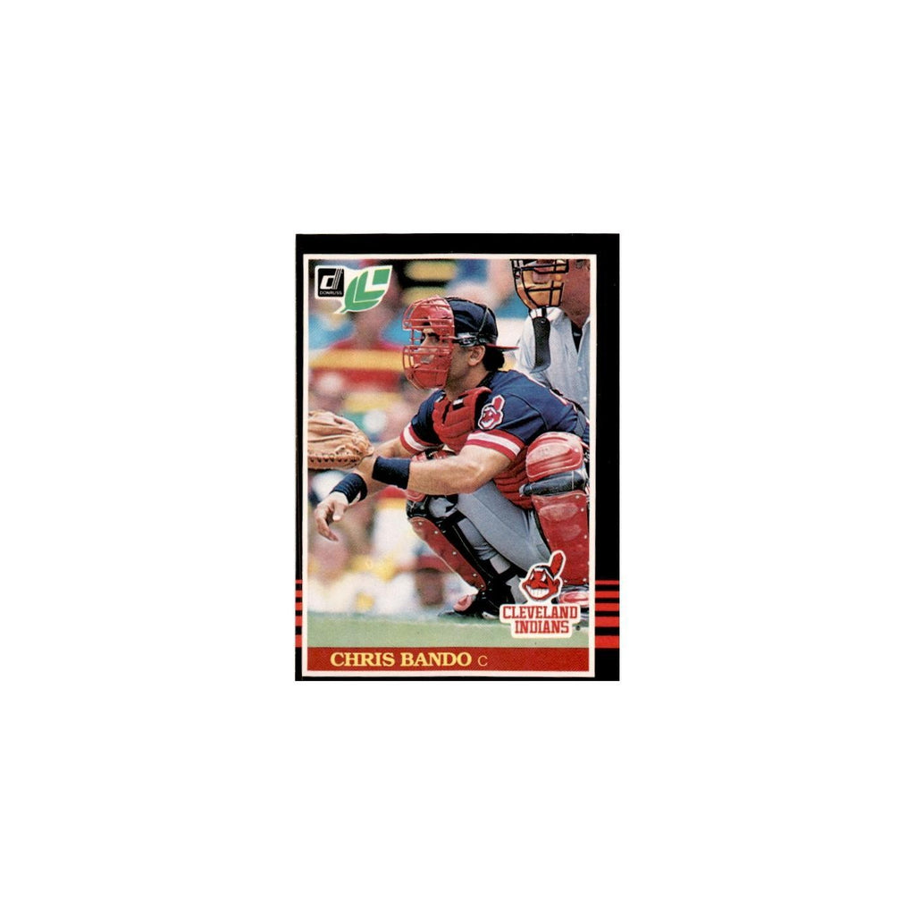 Chris Bando 1985 Leaf #39 Cleveland Indians Baseball Card NM
