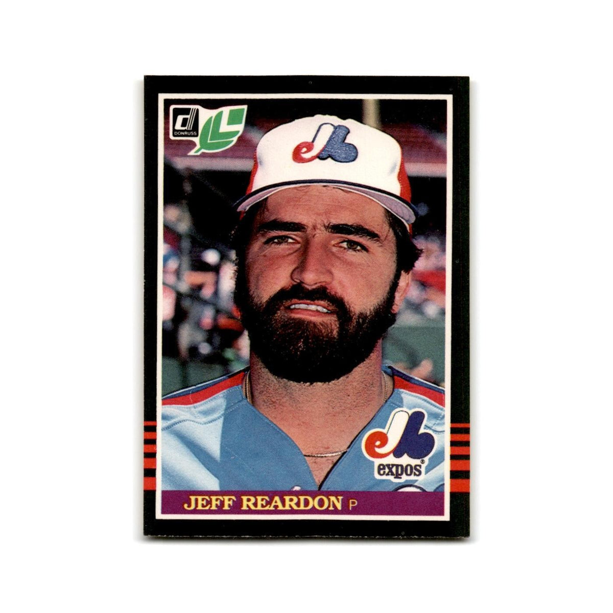 Jeff Reardon 1985 Leaf #126 Montreal Expos Baseball Card NM