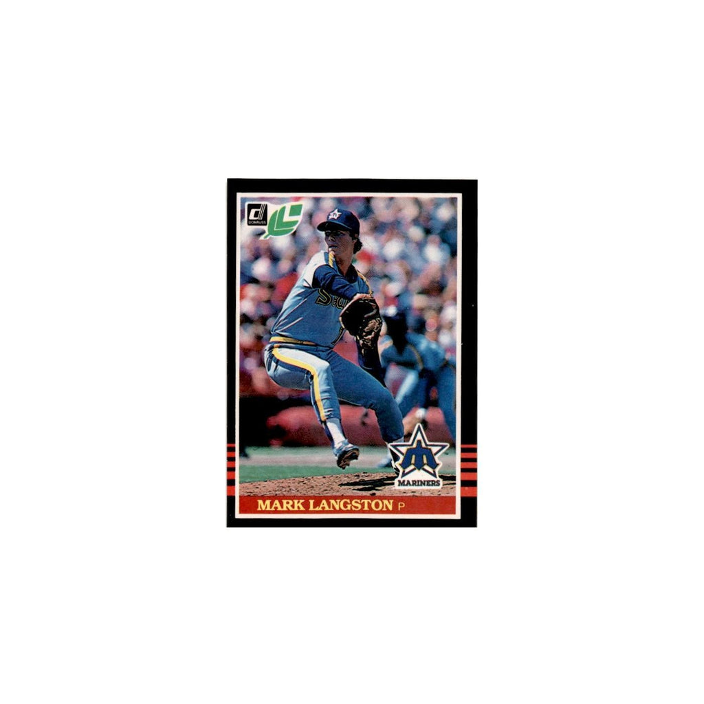 Mark Langston Rookie 1985 Leaf #56 Seattle Mariners Baseball Card NM