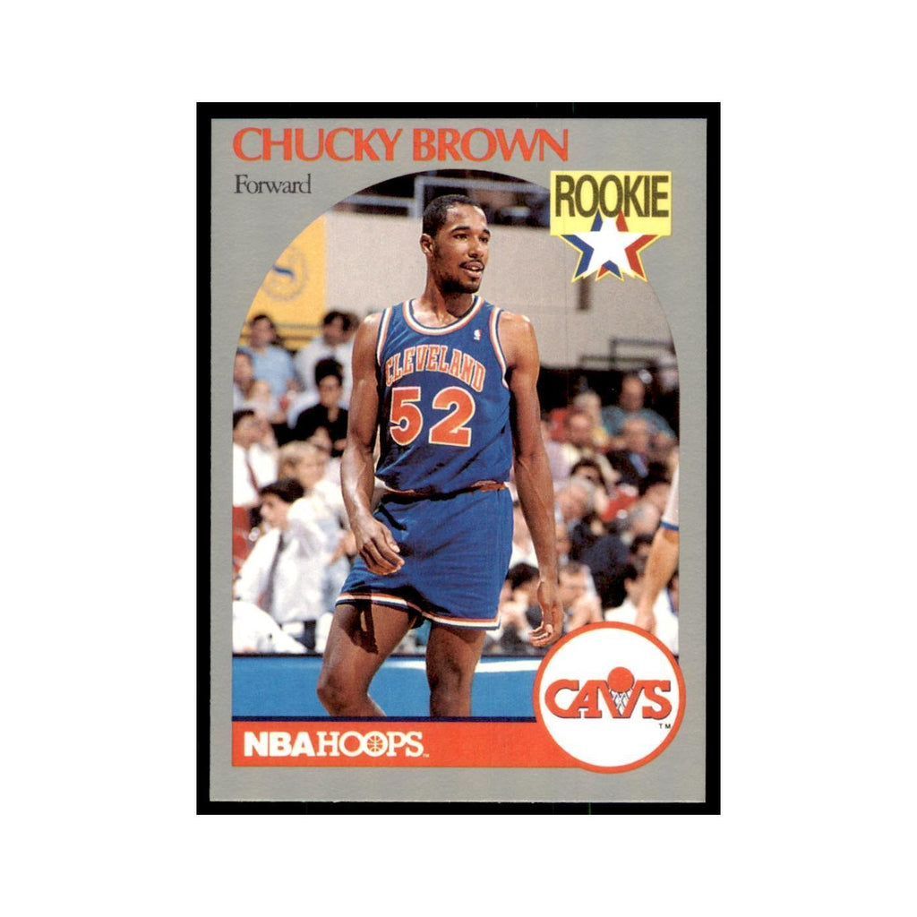 1990 Hoops Chucky Brown RC Basketball Cards #71
