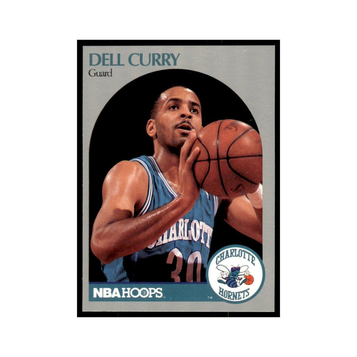 1990 Hoops Dell Curry Basketball Cards #52