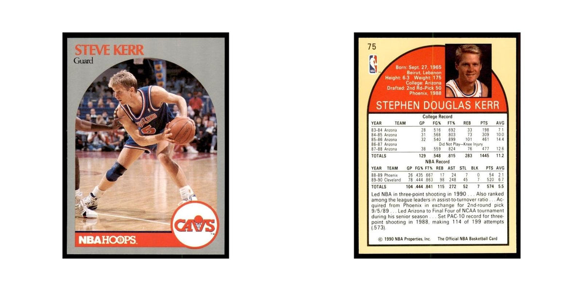 1990 Hoops Steve Kerr Basketball Cards #75