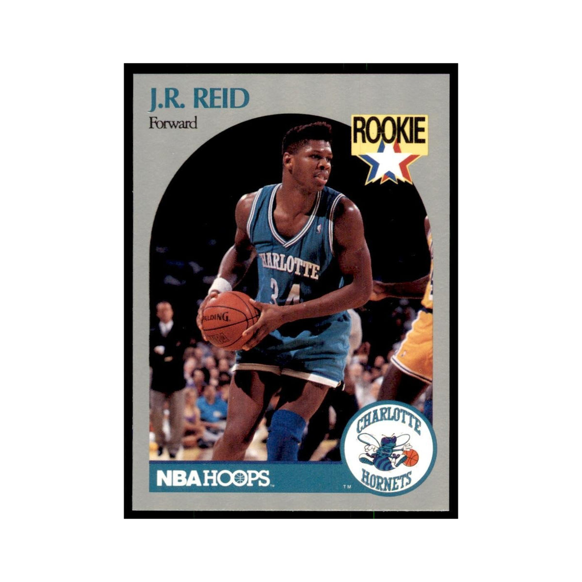 1990 Hoops J.R. Reid RC Basketball Cards #57