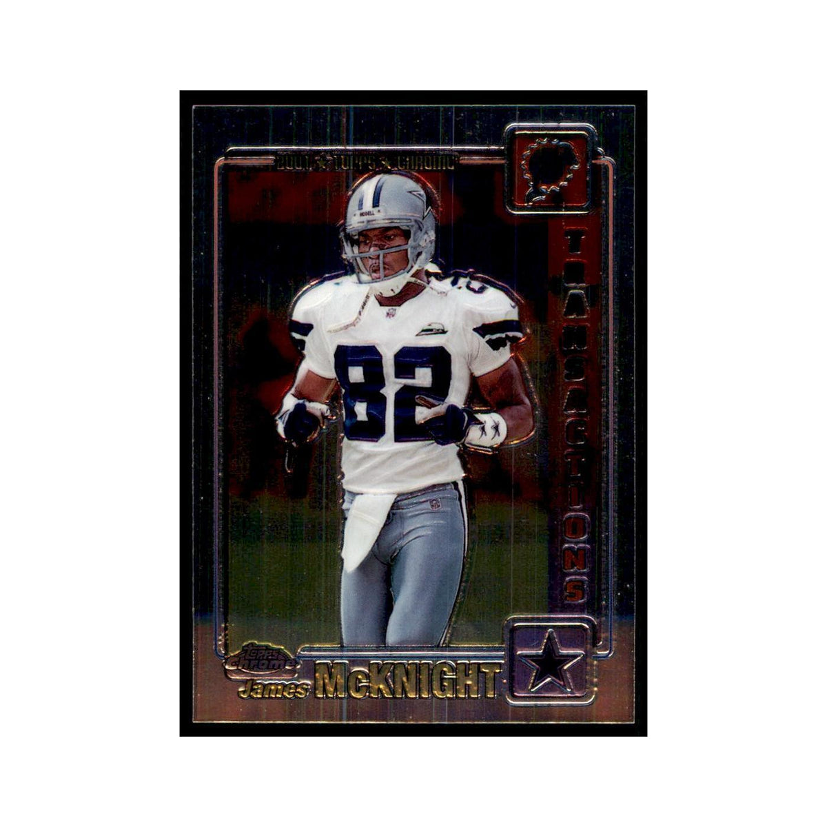 2001 Topps Chrome James McKnight Football Cards #118