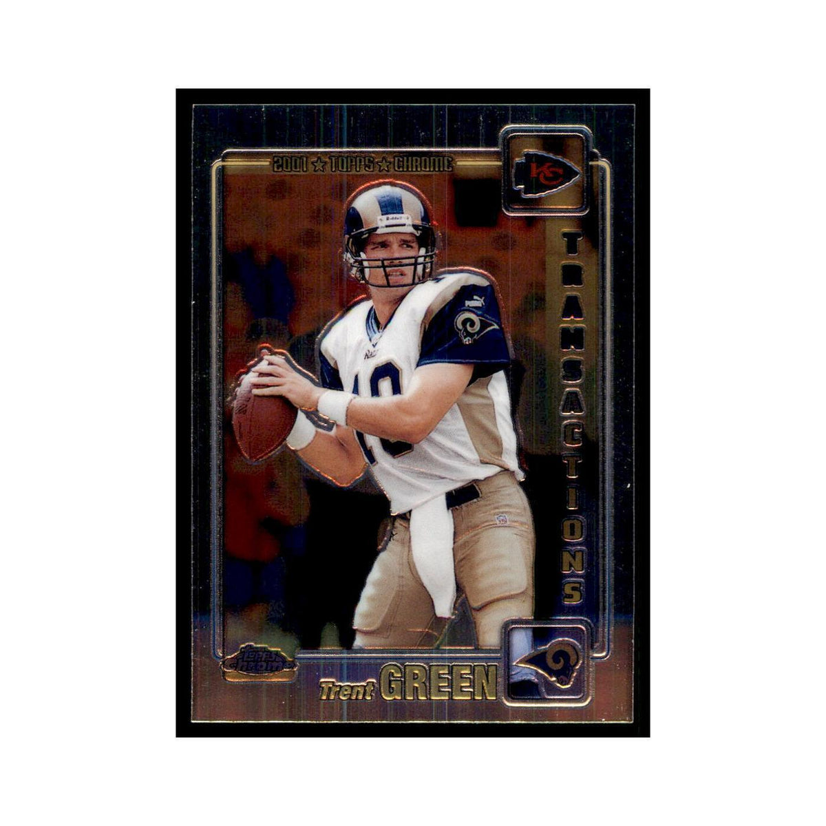 2001 Topps Chrome Trent Green Football Cards #26