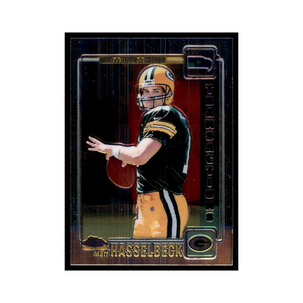 2001 Topps Chrome Matt Hasselbeck Football Cards #48