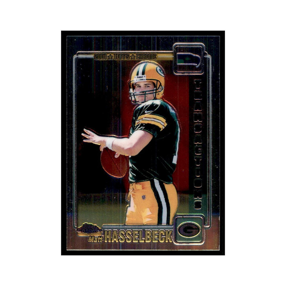 2001 Topps Chrome Matt Hasselbeck Football Cards #48