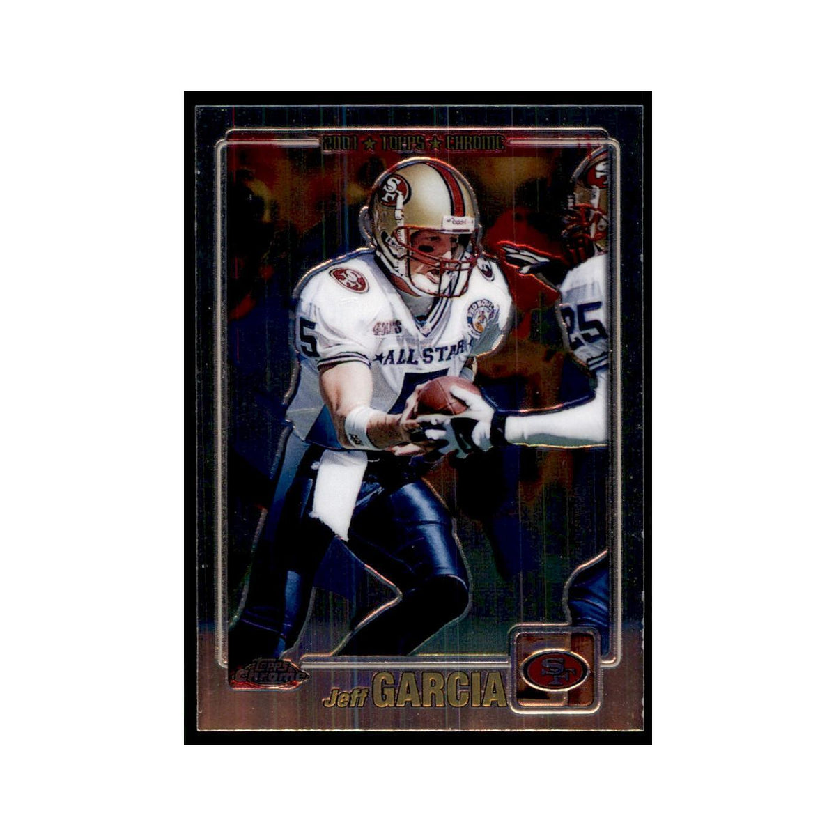 2001 Topps Chrome Jeff Garcia Football Cards #50