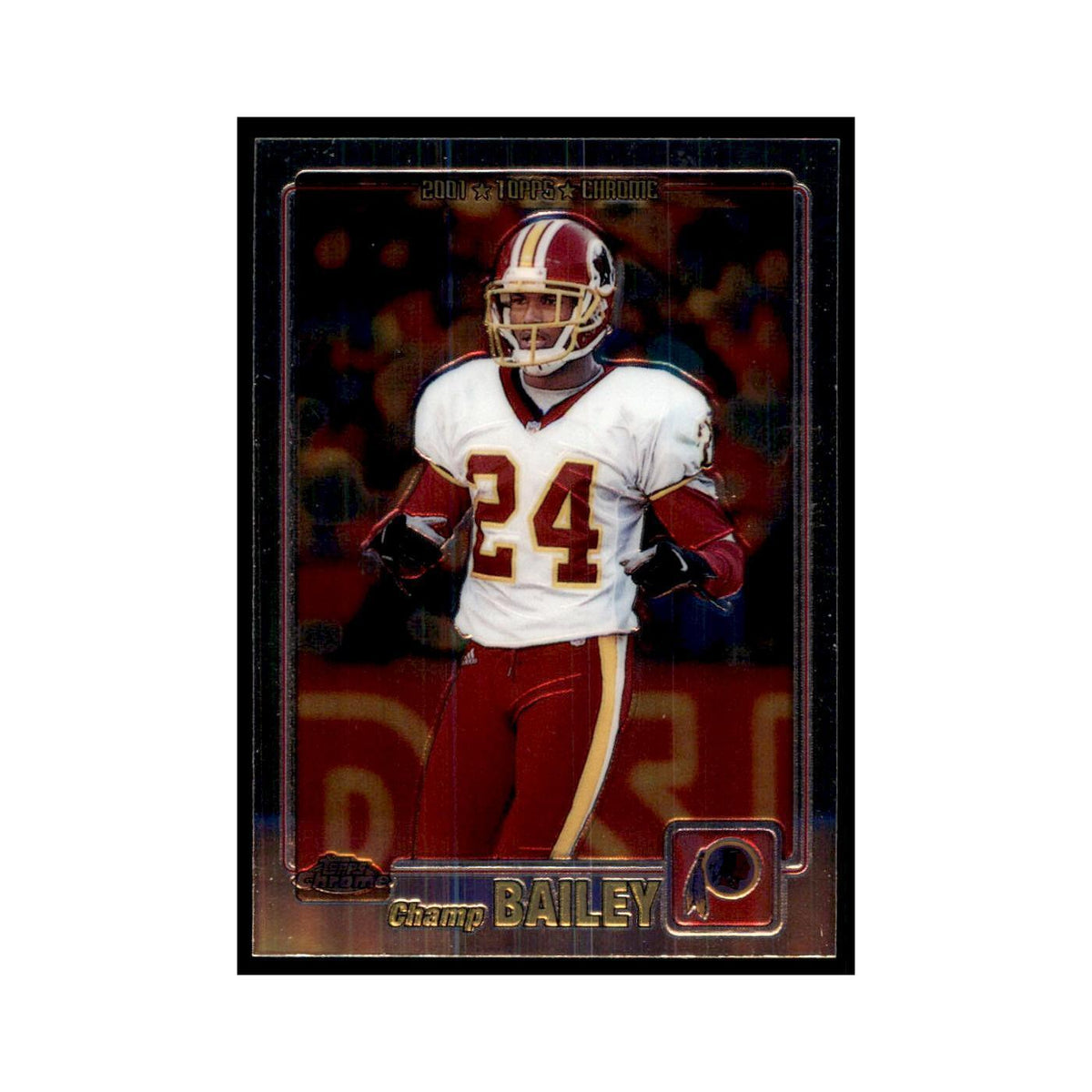 2001 Topps Chrome Champ Bailey Football Cards #56