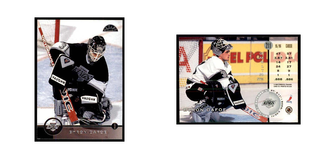 Byron Dafoe 1996 Leaf #211 Hockey Cards Hockey Card NM
