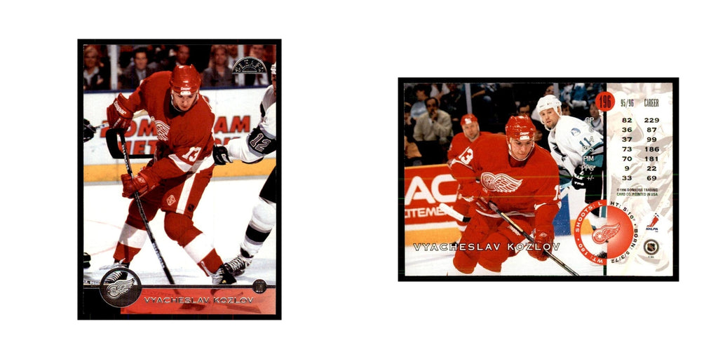 Vyacheslav Kozlov 1996 Leaf #196 Hockey Cards Hockey Card NM