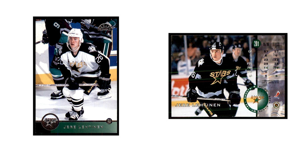 Jere Lehtinen 1996 Leaf #201 Hockey Cards Hockey Card NM