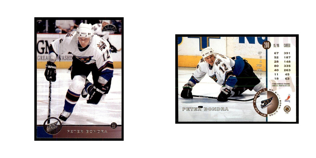 Peter Bondra 1996 Leaf #200 Hockey Cards Hockey Card NM