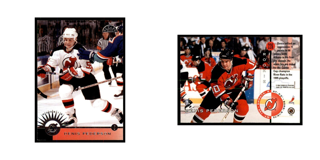 Denis Pederson 1996 Leaf #226 Hockey Cards Hockey Card NM
