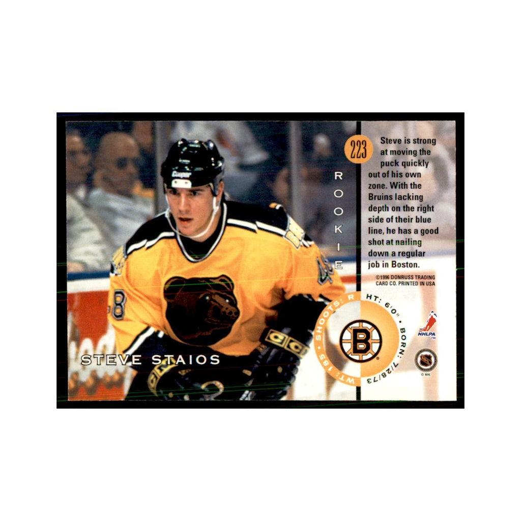Steve Staios 1996 Leaf #223 Hockey Cards Hockey Card NM