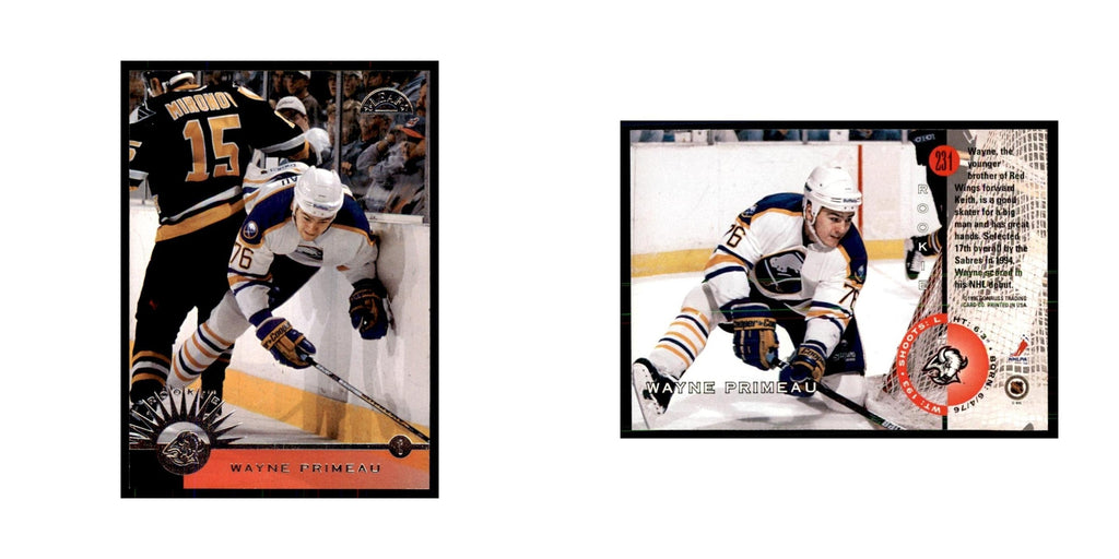 Wayne Primeau 1996 Leaf #231 Hockey Cards Hockey Card NM
