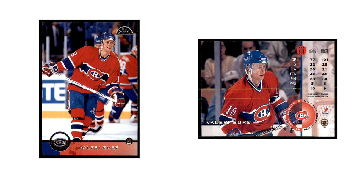 Valeri Bure 1996 Leaf #207 Hockey Cards Hockey Card NM