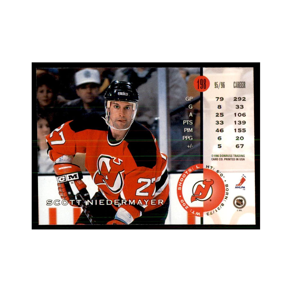 Scott Niedermayer 1996 Leaf #198 Hockey Cards Hockey Card NM