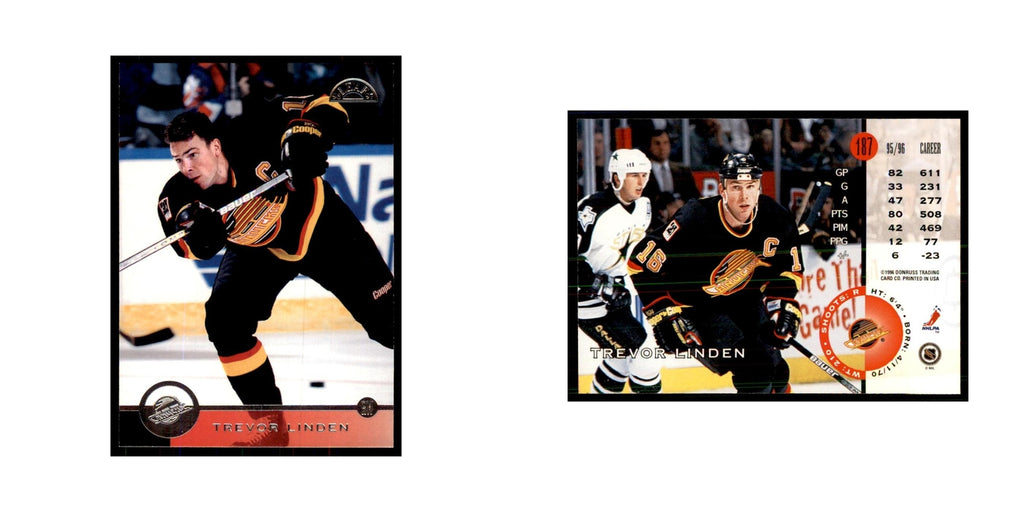 Trevor Linden 1996 Leaf #187 Hockey Cards Hockey Card NM