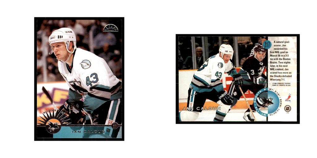 Jan Caloun 1996 Leaf #217 Hockey Cards Hockey Card NM