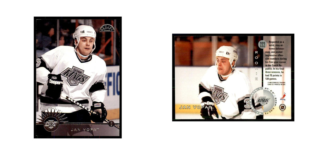 Jan Vopat 1996 Leaf #222 Hockey Cards Hockey Card NM