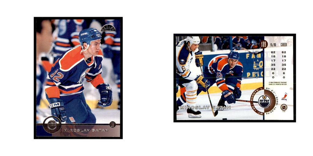 Miroslav Satan 1996 Leaf #189 Hockey Cards Hockey Card NM