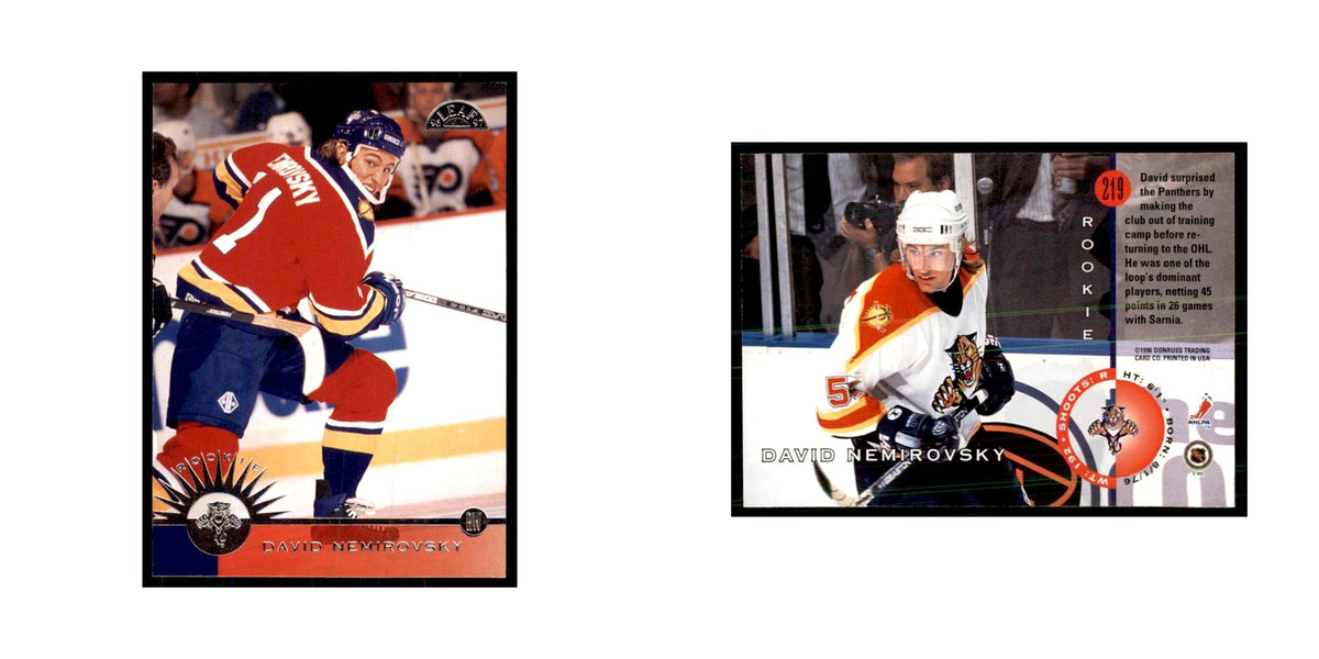 David Nemirovsky 1996 Leaf #219 Hockey Cards Hockey Card NM