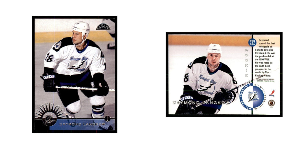 Daymond Langkow 1996 Leaf #232 Hockey Cards Hockey Card NM