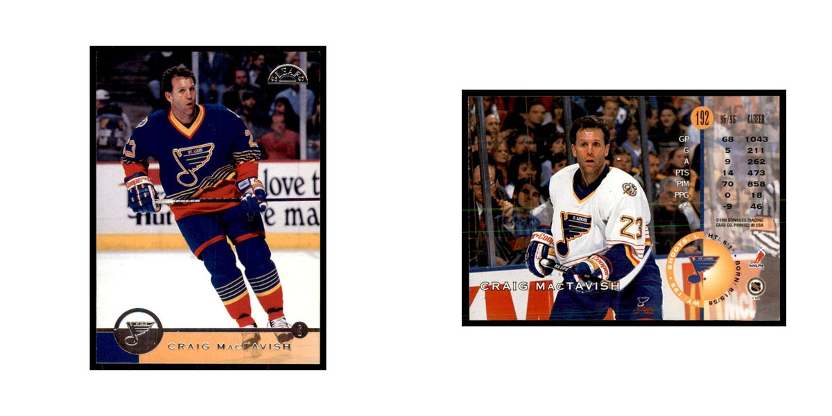 Craig MacTavish 1996 Leaf #192 Hockey Cards Hockey Card NM