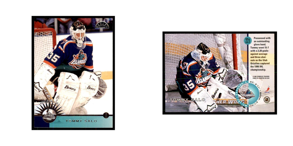Tommy Salo 1996 Leaf #221 Hockey Cards Hockey Card NM