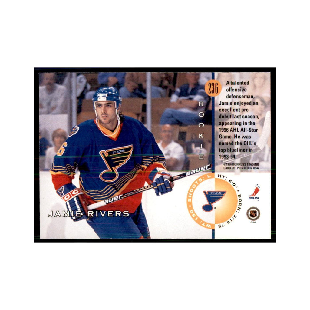 Jamie Rivers 1996 Leaf #236 Hockey Cards Hockey Card NM