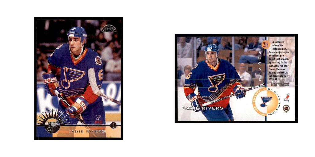Jamie Rivers 1996 Leaf #236 Hockey Cards Hockey Card NM