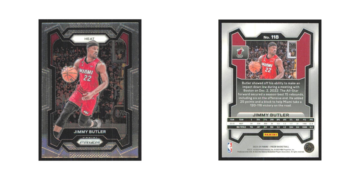 Jimmy Butler 2023 Panini Prizm #118 Miami Heat Basketball Card NM