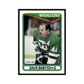 Dave Babych 1990 O-Pee-Chee #328 Hartford Whalers Hockey Card EX