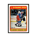 Vladimir Shashov Rookie 1990 O-Pee-Chee #506 Dinamo Riga Hockey Card EX