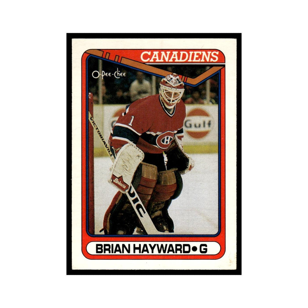 Brian Hayward 1990 O-Pee-Chee #23 Montreal Canadiens Hockey Card EX