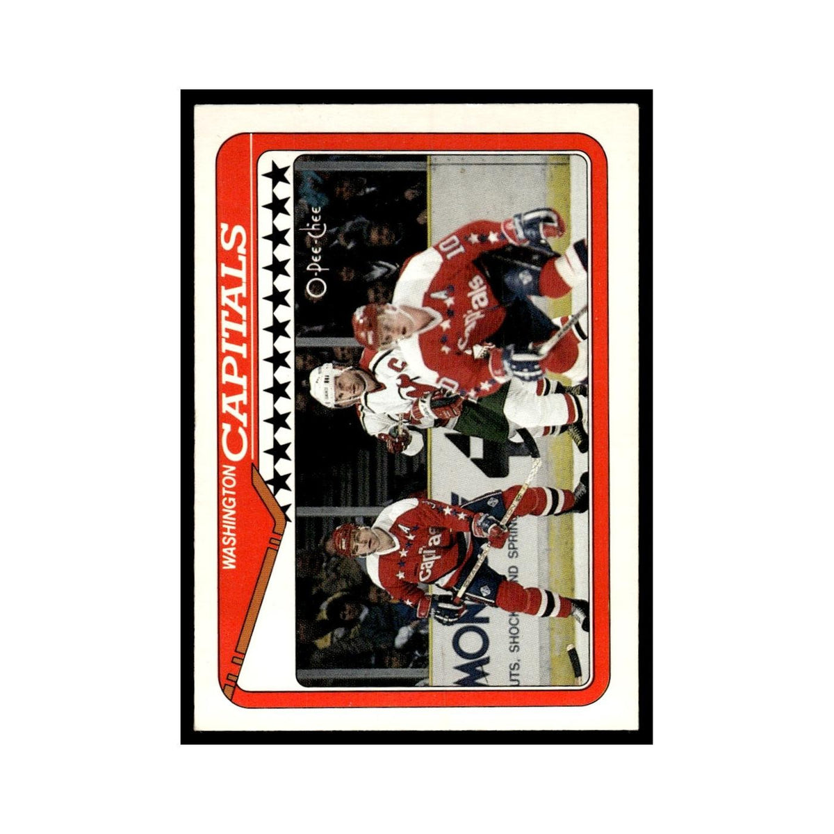 Washington Capitals 1990 O-Pee-Chee #394 Hockey Card EX