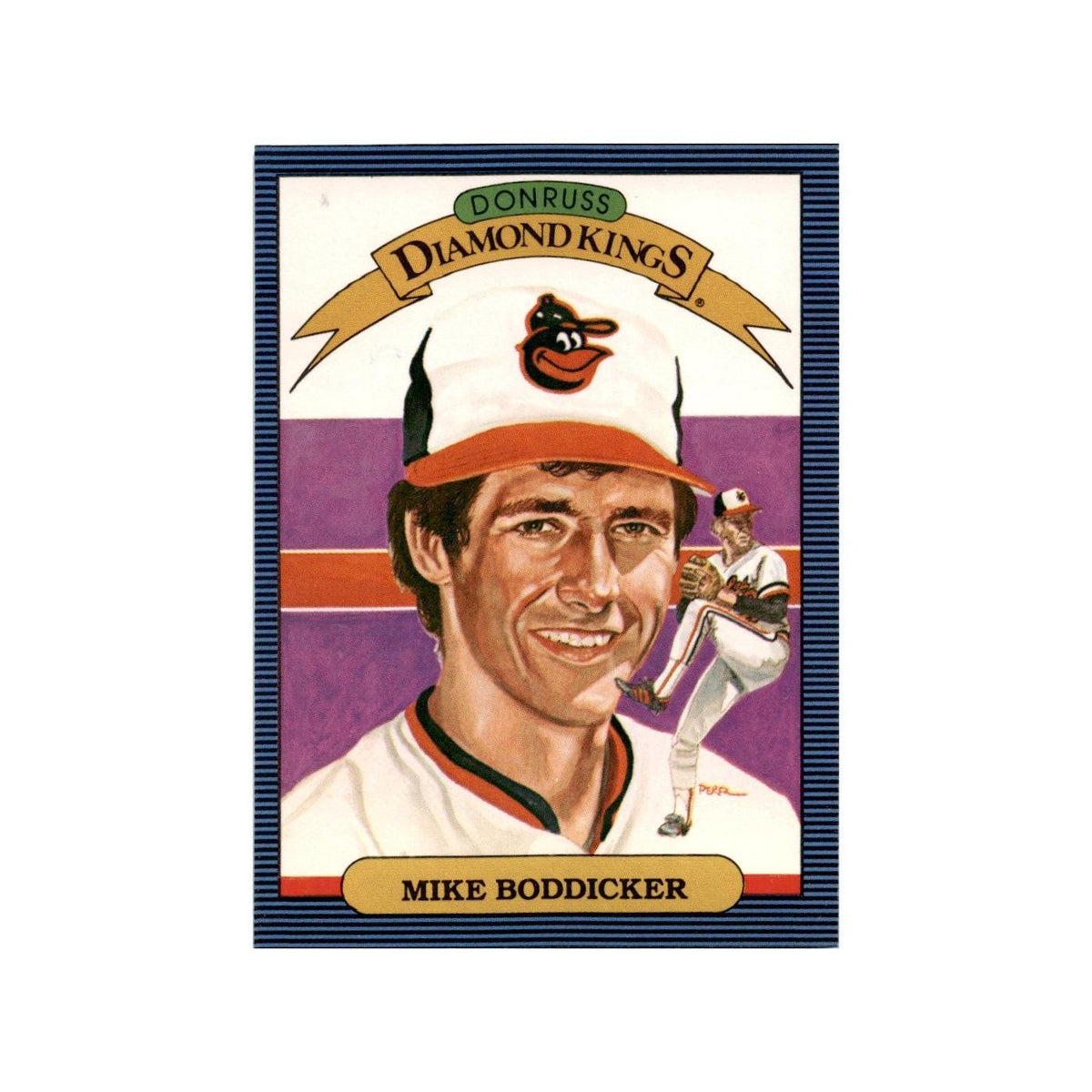 Mike Boddicker 1986 Leaf #8 Baltimore Orioles Baseball Card NM