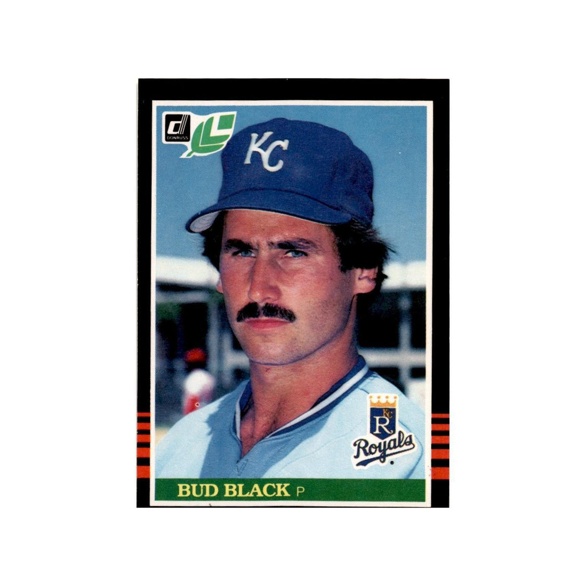 Bud Black 1985 Leaf #202 Kansas City Royals Baseball Card NM
