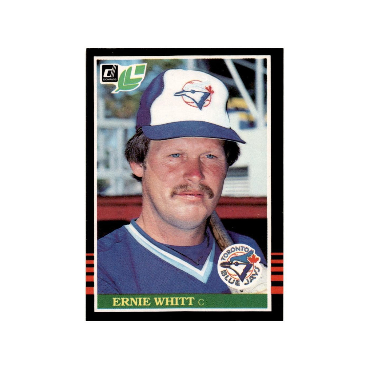 Ernie Whitt 1985 Leaf #181 Toronto Blue Jays Baseball Card NM