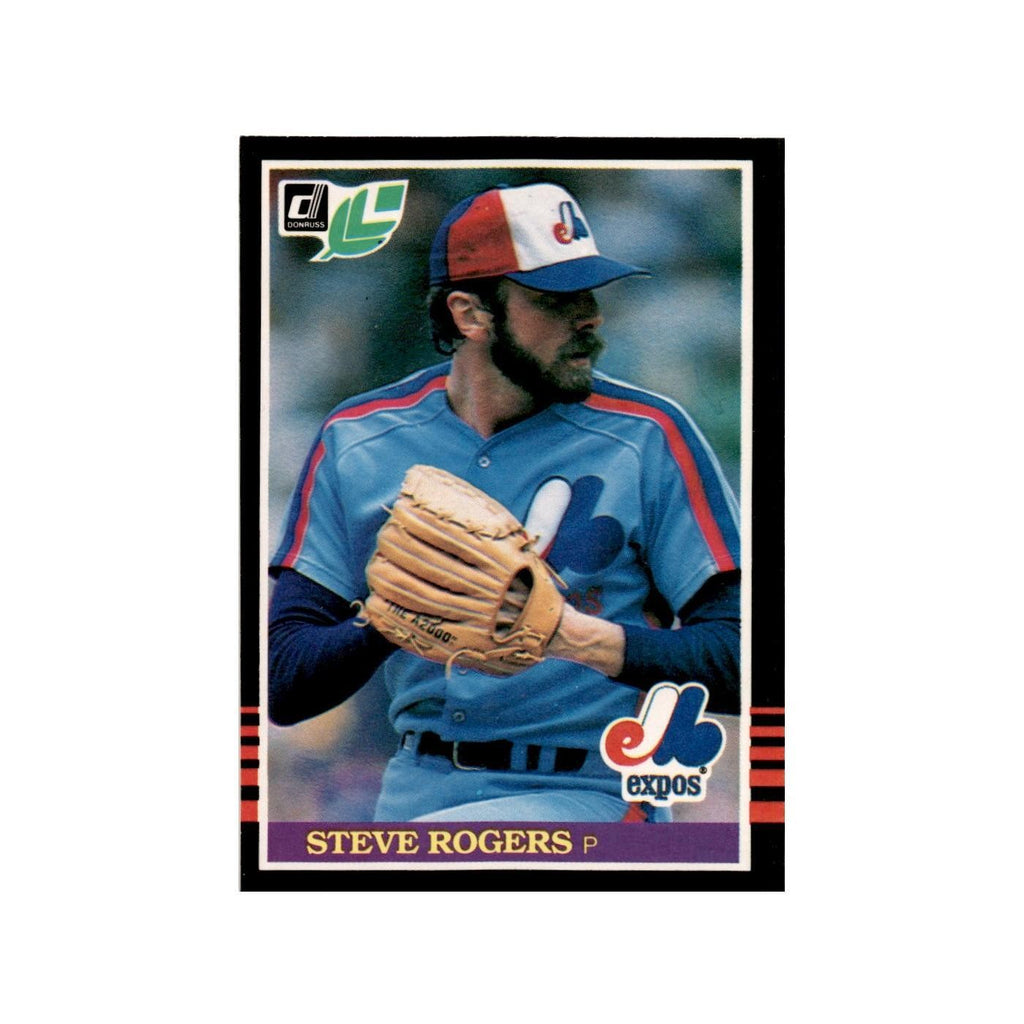 Steve Rogers 1985 Leaf #192 Montreal Expos Baseball Card NM