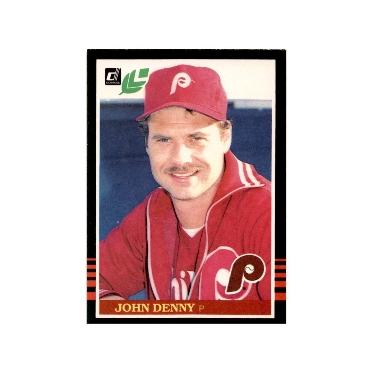John Denny 1985 Leaf #228 Philadelphia Phillies Baseball Card NM