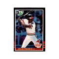 Julio Franco 1985 Leaf #213 Cleveland Indians Baseball Card NM