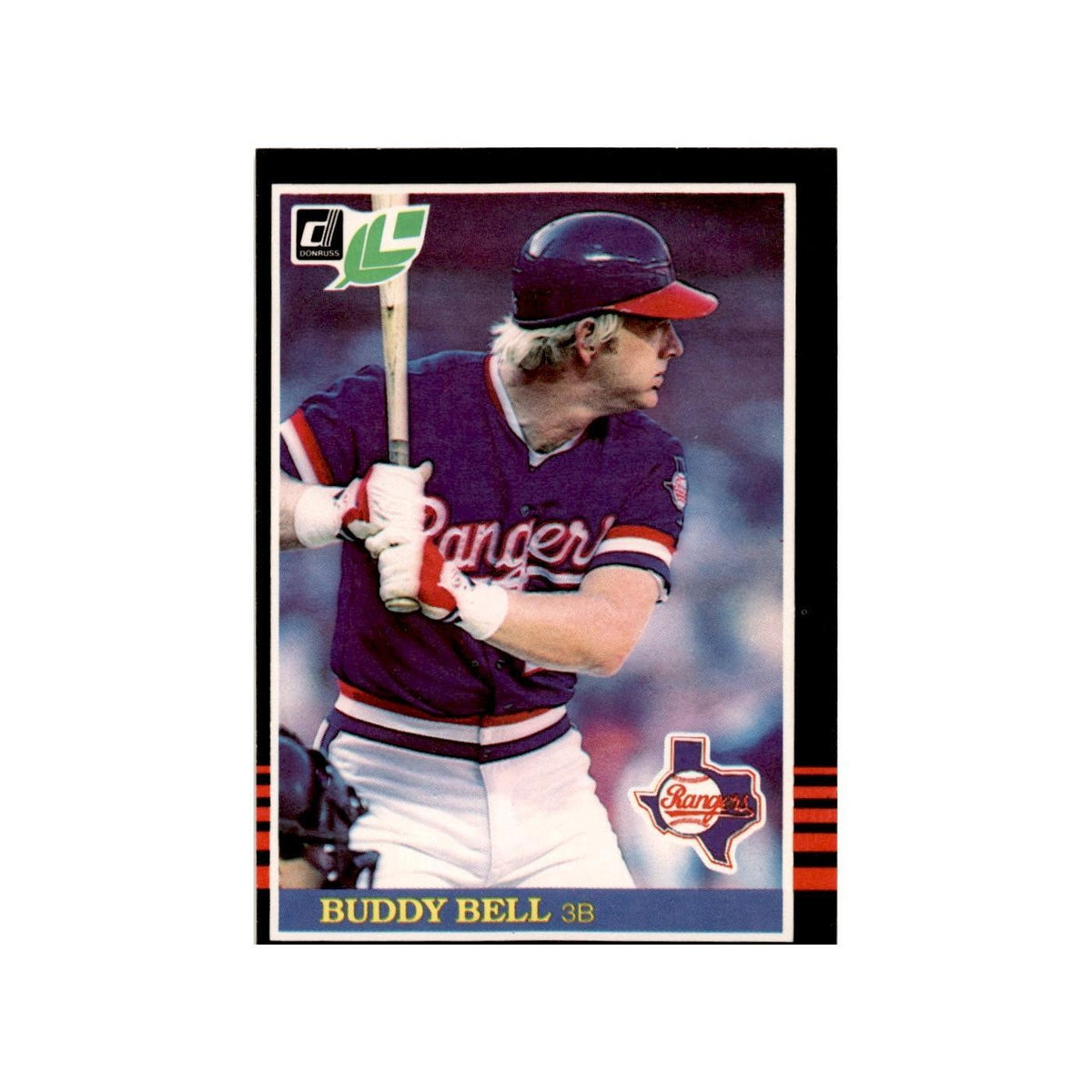 Buddy Bell 1985 Leaf #174 Texas Rangers Baseball Card NM