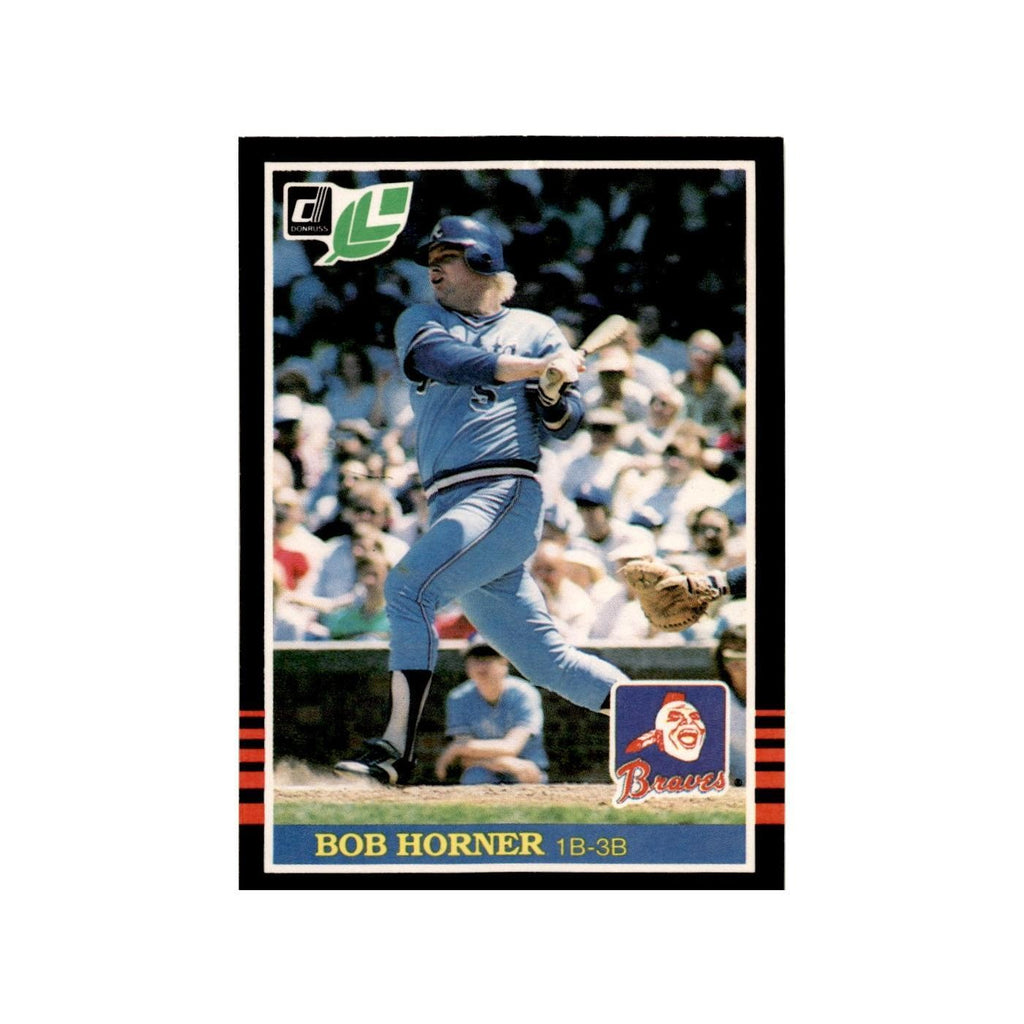 Bob Horner 1985 Leaf #240 Atlanta Braves Baseball Card NM