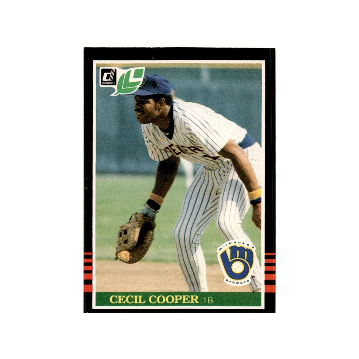 Cecil Cooper 1985 Leaf #246 Milwaukee Brewers Baseball Card NM