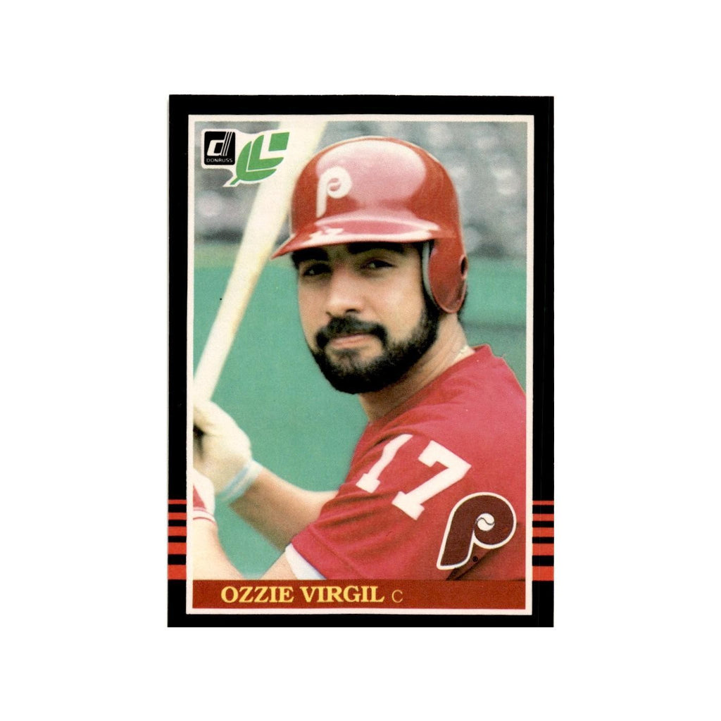 Ozzie Virgil 1985 Leaf #250 Philadelphia Phillies Baseball Card NM