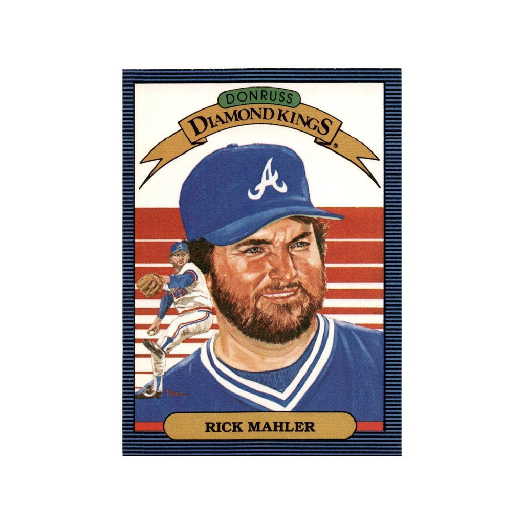 Rick Mahler 1986 Leaf #21 Atlanta Braves Baseball Card NM